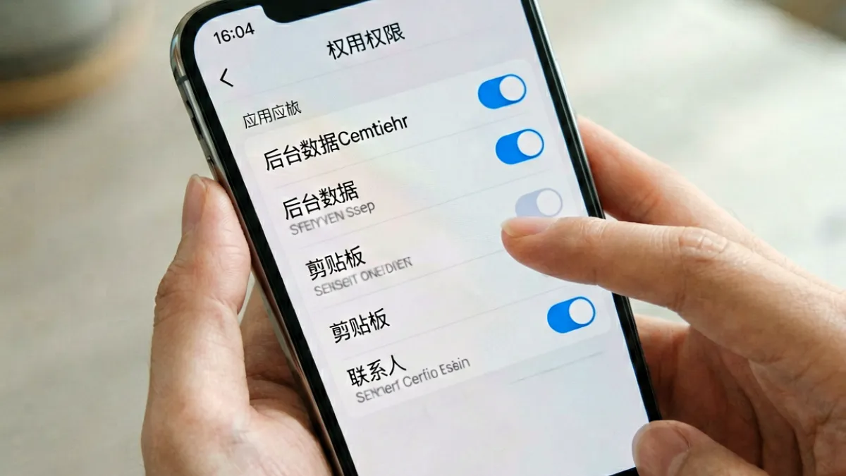 手机权限设置界面展示如何关闭糖心破解版后台数据与剪贴板读取权限